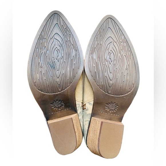 NWOT Yellow Box ‘Dannika’ Leopard Suede Booties – Size 9.5 - Picture 5 of 14